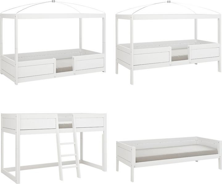 Produktbild Lifetime Kidsrooms 4 in 1 Bett mit Himmel, Standard Rollboden (90 x 200 cm)
