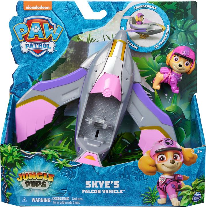 Produktbild Spin Master Paw Patrol Jungle Pups, Tiger Vehicle von Chase, Spielzeugtruck mit Actionfigur zum Sammeln, Kinders