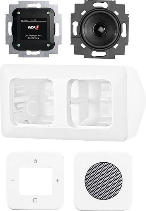 Image du produit Busch-Jaeger SET complet pour radio Busch DAB+ pour montage en angle (DAB+ DAB, FM)