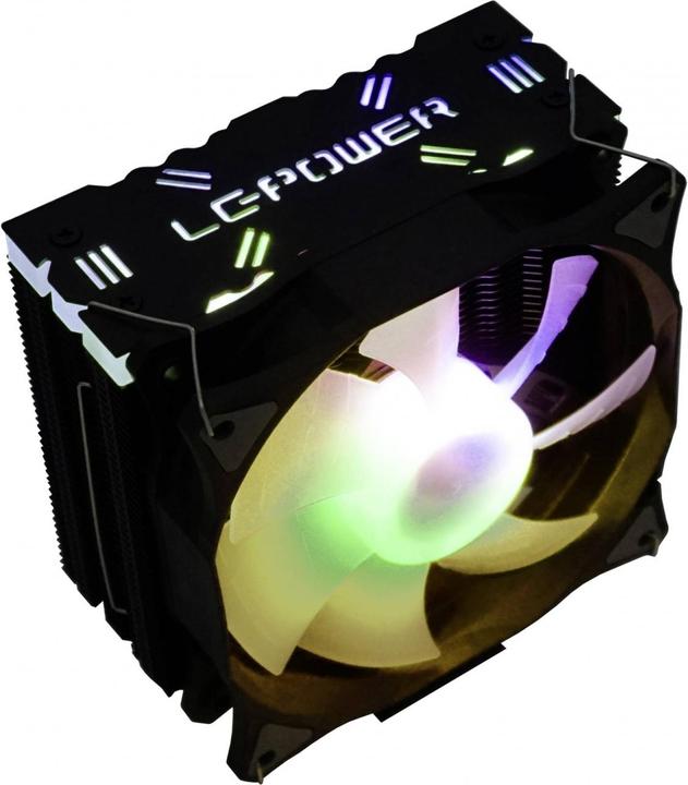 Actual product image LC-Power LC-CC-120-ARGB-PRO, 800-1800 rpm, 58 CFM, 4-pin PWM, RGB LED, DC (145 mm)