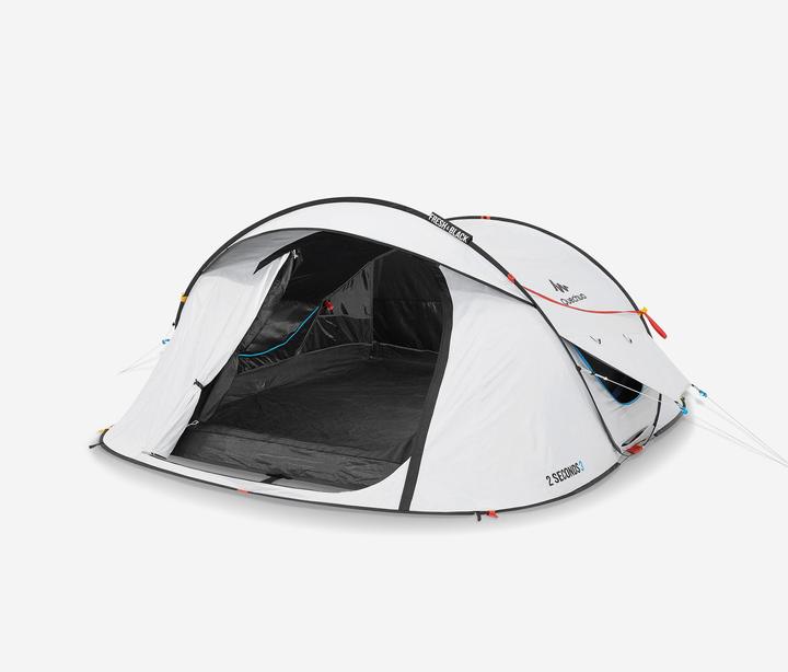 Produktbild Quechua 2 SECONDS 3 Fresh & Black (Wurfzelt, 4.20 kg, 3 Personen)