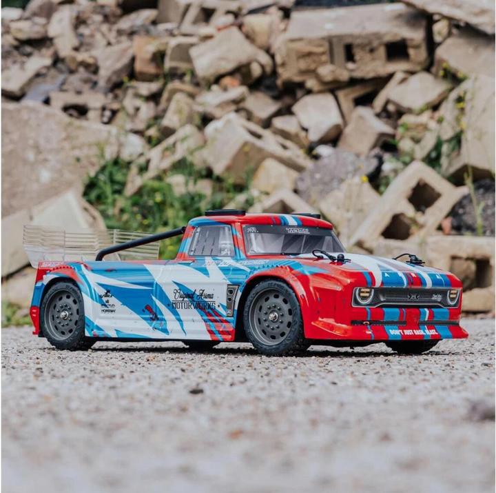 Produktbild Arrma Infraction 4x4 Mega, Rot/Blau 1:8, RTR (RTR Ready-to-Run)