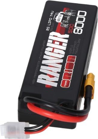 Image du produit Team Orion 2S 50C Ranger LiPo Battery (7.4V/8000mAh) XT60 Plug (7.40 V, 8000 mAh)