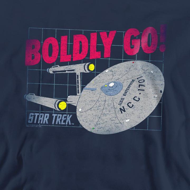 Immagine prodotto Boldly Go Felpa Adulto Unisex (L)