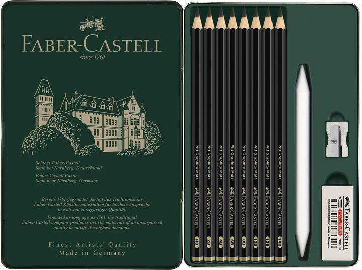 Produktbild Faber-Castell Graphitstift Graphit Set (2 mm, B, HB, 11 x)