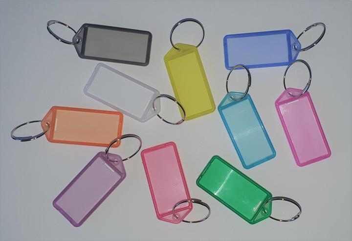 Produktbild Reiher Schlüsselanhänger - mit Papiereinlage, Kunststoff transparent natur