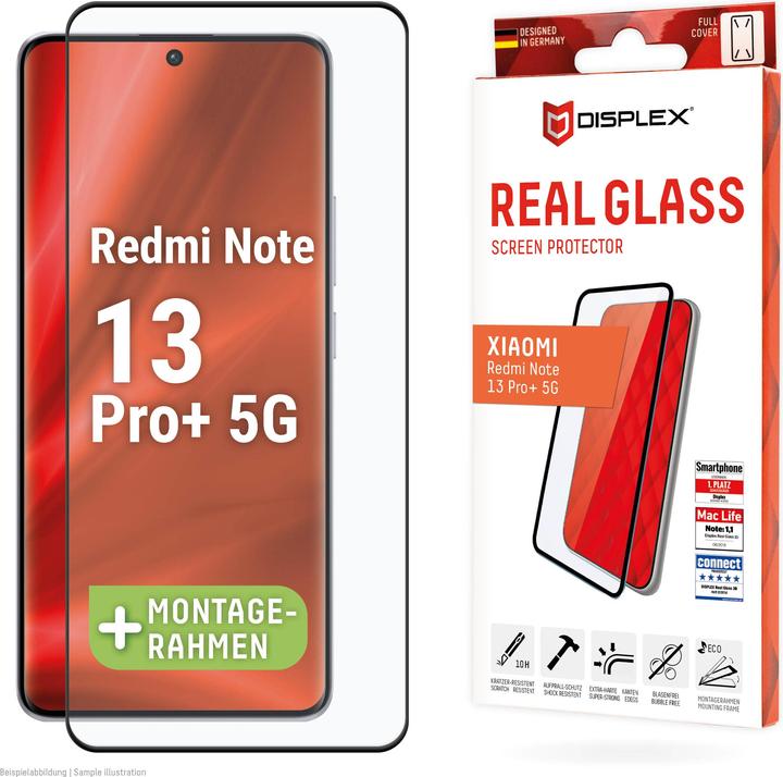 Produktbild Displex Real Glass, Full Cover Panzerglas (1 Stück, Xiaomi Redmi Note 13 Pro 5G)