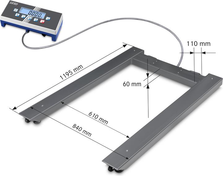 Image du produit Kern Pèse-palettes UID 1500K-1M