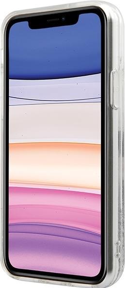 Immagine prodotto Hello Kitty HKHCN61LIKHET iPhone 11 / Xr 6.1" srebrny/argento hardcase Liquid Glitter Charms Kitty He (Apple iPhone 11, Apple iPhone XR)