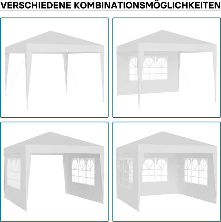 Produktbild Wiltec Pavillon (300 cm, 300 cm)
