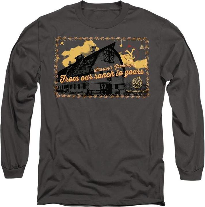 Yellowstone Seasons Greetings From The TShirt weihnachtliches Design (XXL)
