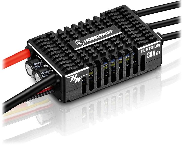 Produktbild Hobbywing Platinum Pro 80A Regler V5 3-8s, 8A BEC
