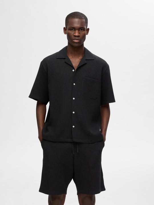 Immagine prodotto Selected Homme Camicia a maniche corte con struttura Waffle (M)