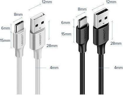 Actual product image Ugreen USB-A 2.0 to USB-C data cable (2 m, USB 2.0, 5 W)