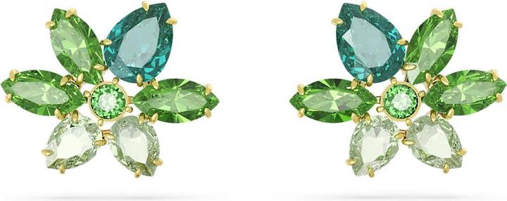 Immagine prodotto Swarovski Orecchini a perno Gema Fiore di vari tagli in oro verde (Metallo Swarovski)