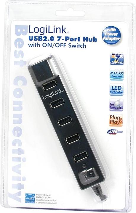 Immagine prodotto LogiLink UA0124 (USB-A, 7 Porti)