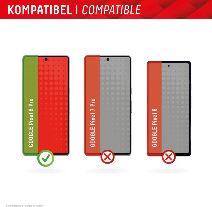 Actual product image Displex Real Glass, 2D Panzerglas (1 Piece, Google Pixel 8 Pro)