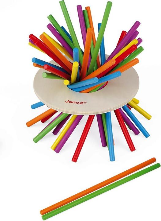 Actual product image Janod Crazy Sticks (German, Spanish, French, Dutch, Italian, English)