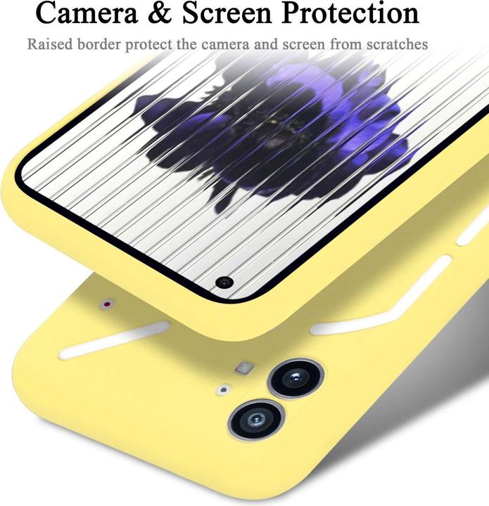 Actual product image Cadorabo Bumper TPU Liquid Silicone Case (Nothing Phone (1))
