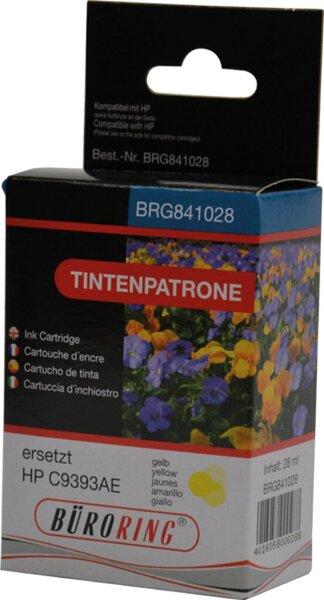 Produktbild Büroring Tintenpatrone 88, ersetzt HP C9393AE, ca. 1.720 Seiten, gelb (Y)