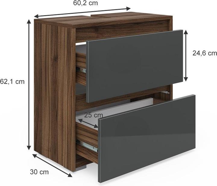 Actual product image Vicco Majest (60 x 30 x 62 cm)