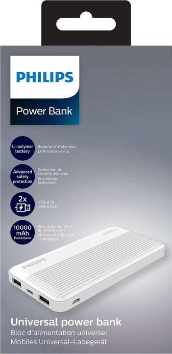 Actual product image Philips Powerbank DLP7719N/04 10000 mAh (10000 mAh, 0 W, 37 Wh)
