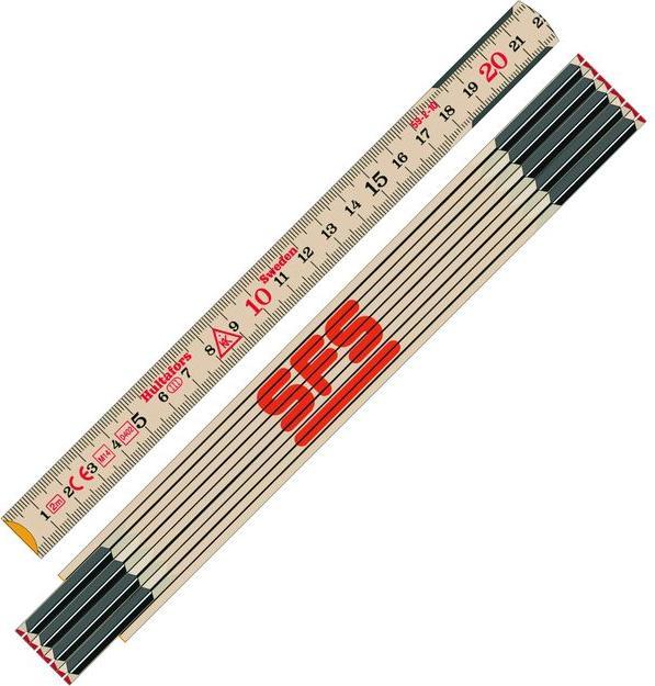 Immagine prodotto Hultafors 2m metro svedese originale 1502 (2 m)