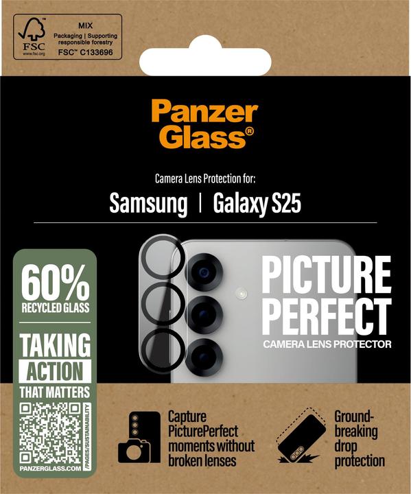 Actual product image PanzerGlass PicturePerfect (1 Piece, Samsung Galaxy S25)