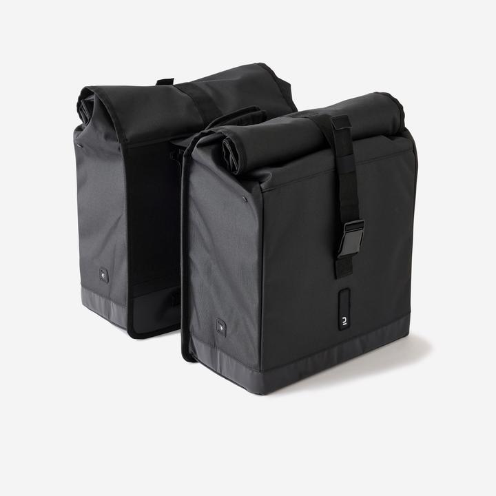 Produktbild Decathlon Doppel-Fahrradtasche 500 (20 l, Gepäckträgertasche)