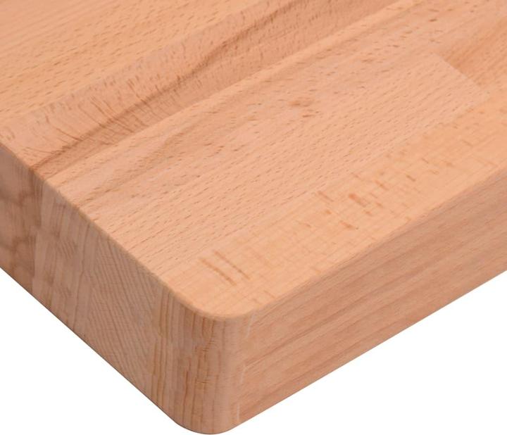 Produktbild VidaXL Schreibtischplatte 100x50x4 cm Massivholz Buche,Material (100 x 50 x 4 cm)