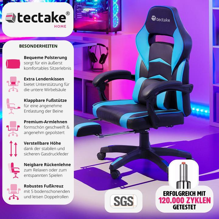 Produktbild tectake Racing Bürostuhl Comodo