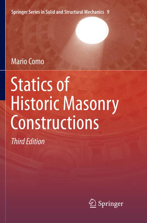 Produktbild Statics of Historic Masonry Constructions (Mario Como, 2018)