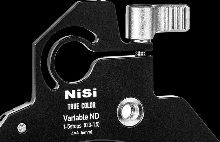 Image du produit Nisi Cinema 4×4″ (6mm) True Color Variable ND 1-5 Stops (0.3-1.5) Filter (6 mm, Filtre gris neutre, 6 mm)
