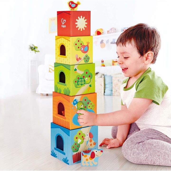 Immagine prodotto Hape Pepe & Friends torre di impilamento