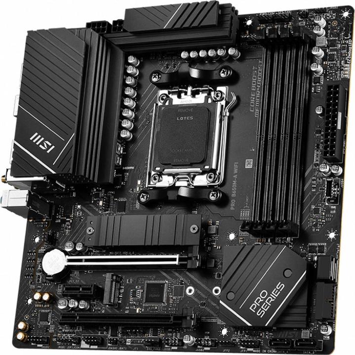 Produktbild MSI Pro B650M-A WIFI (AM5, AMD B650, mATX)
