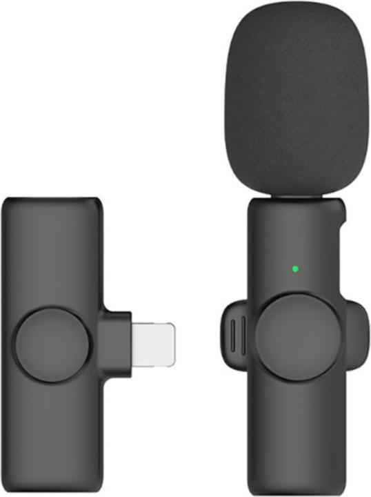 Produktbild Deltalabs Kabelloses Lavalier-Mikrofon mit Lightning – Rauschunterdrückung für Streaming
