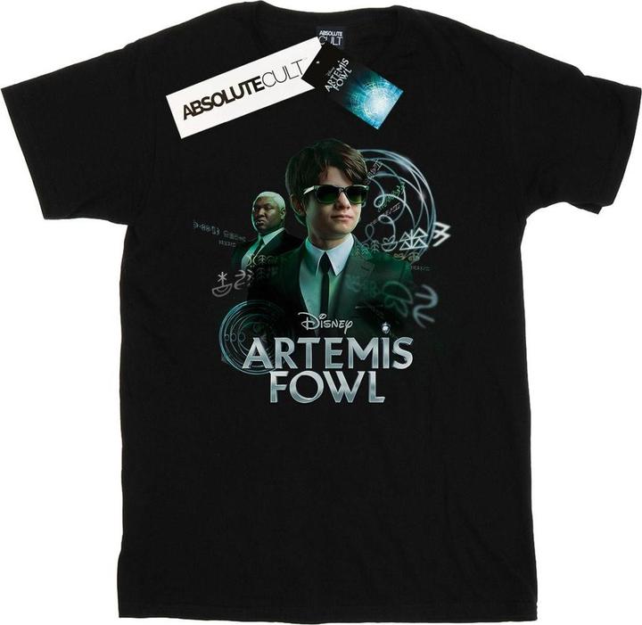 Disney Artemis Fowl Butler Poster Baumwolle Boyfriend TShirt (XL)