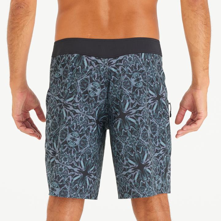 Actual product image Olaian Boardshorts Herren lang Itzblack 900 19" schwarz (40)