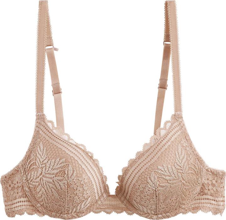 Produktbild La Redoute Collections Push-up-BH aus recycelter Spitze (70 C)