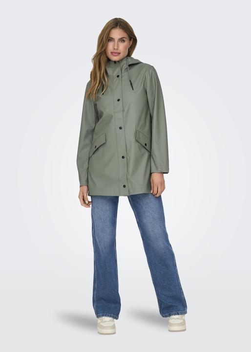 Produktbild Only Einfarbiger Regenjacke Regenmantel (XL)