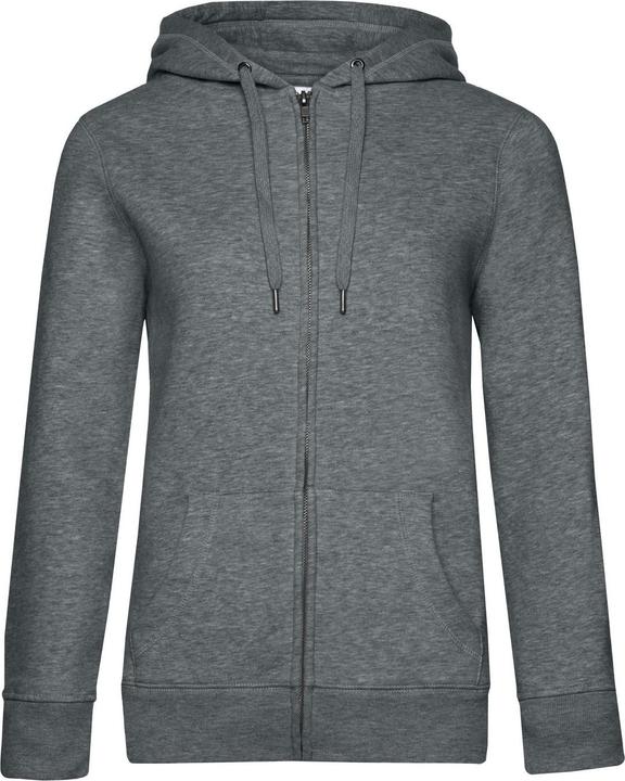 B&C Queen Hoodie mit durchgehendem Reissverschluss