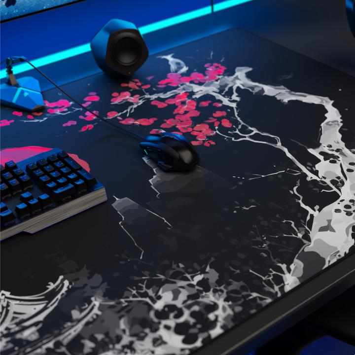 Produktbild Titanwolf Gaming Mauspad, XXXL Speed Mausmatte 1200 x 600 mm, Geschwindigkeit & Präzision, Japan Ink Black (XXL)