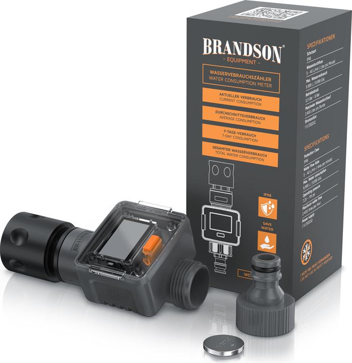 Actual product image Brandson Digital water meter (Water timer)
