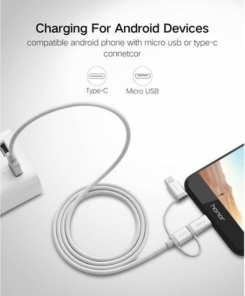 Immagine prodotto Ugreen Cavo multifunzione USB2.0-A 3-in-1 (1.50 m, USB 2.0)