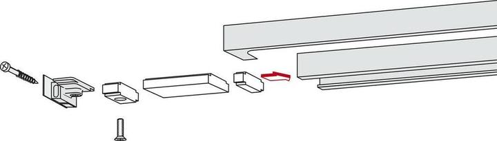 Image du produit Dormakaba Limitateur d'ouverture pour glissière (Intérieur)