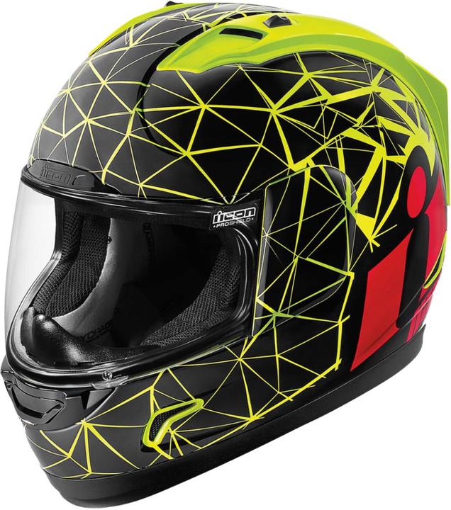 Immagine prodotto Icon ALLIANCE CRYSMATIC Integralhelm gelb-schwarz XL (XL)