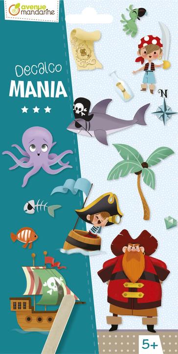 Image du produit Avenue Mandarine Decalco' Mania, Pirates -
