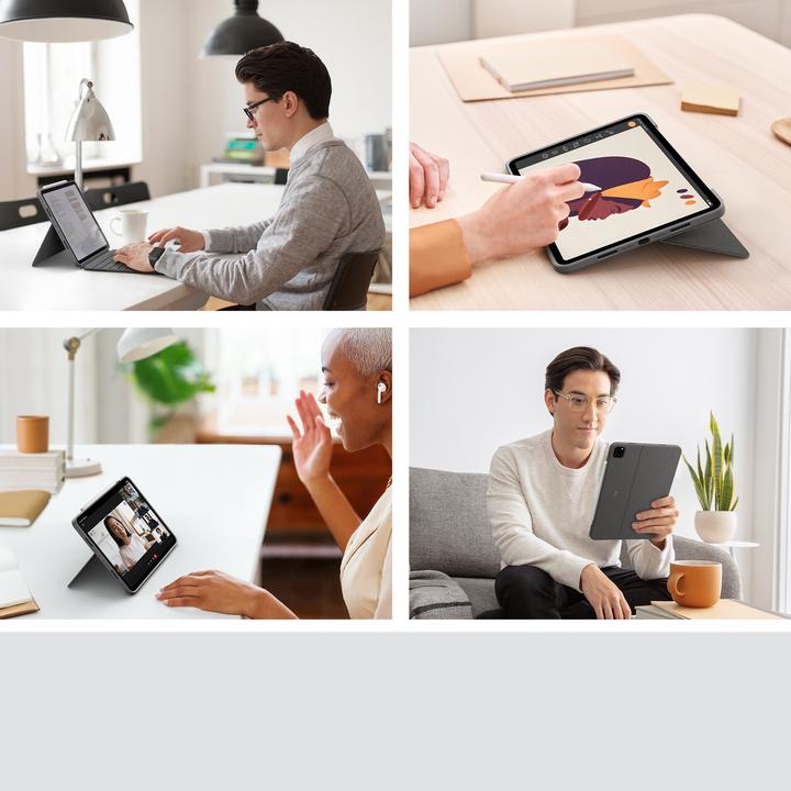 Image du produit Logitech Combo Touch (CH, iPad Pro 11 2021 (3ème génération), iPad Pro 11 2020 (2. Gen), iPad Pro 11 2018 (1. Gen), iPad Pro 11 2022 (4e génération))
