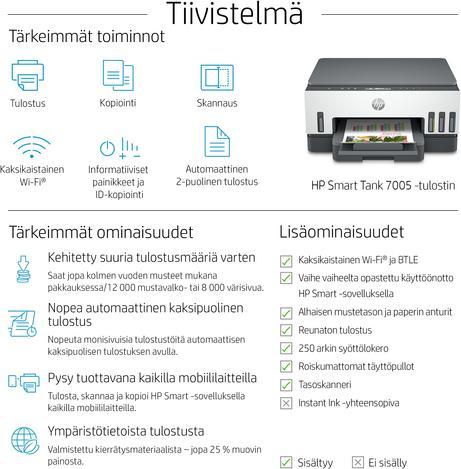 Image du produit HP Smart Tank 7005 (Réservoir d'encre, Couleur)