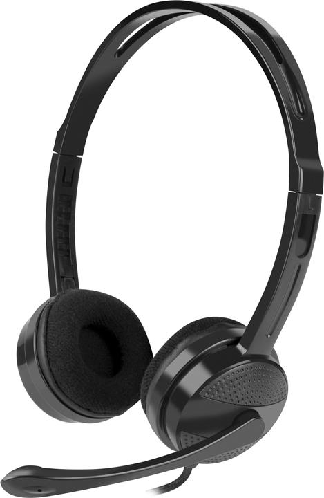 Actual product image Genesis NATEC NSL-1295 Natec HEADSET CANARY WITH MICROPHONE BLACK (Cable)